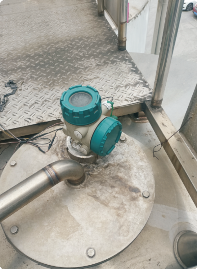 天友乳业液位计监测项目